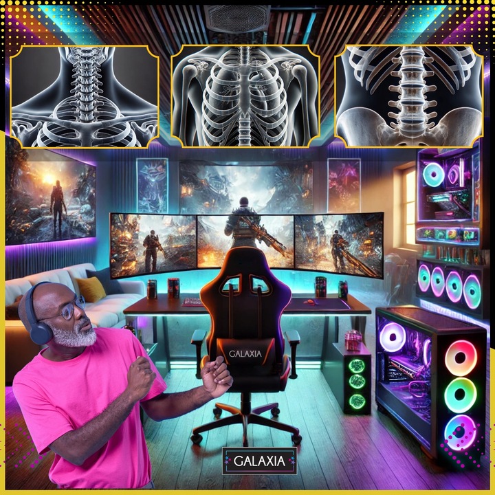 FOTEL GAMINGOWY BIUROWY Obrotowy Kubełkowy Krzesło Gamingowe Z Podnóżkiem