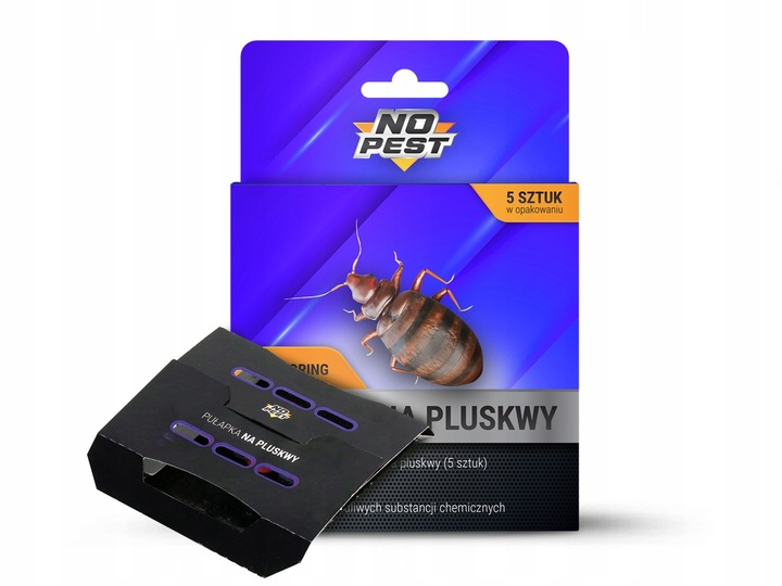 SILNA PUŁAPKA LEPOWA NA PLUSKWY PRZECIWKO PLUSKWOM WABIK 5 SZTUK NO