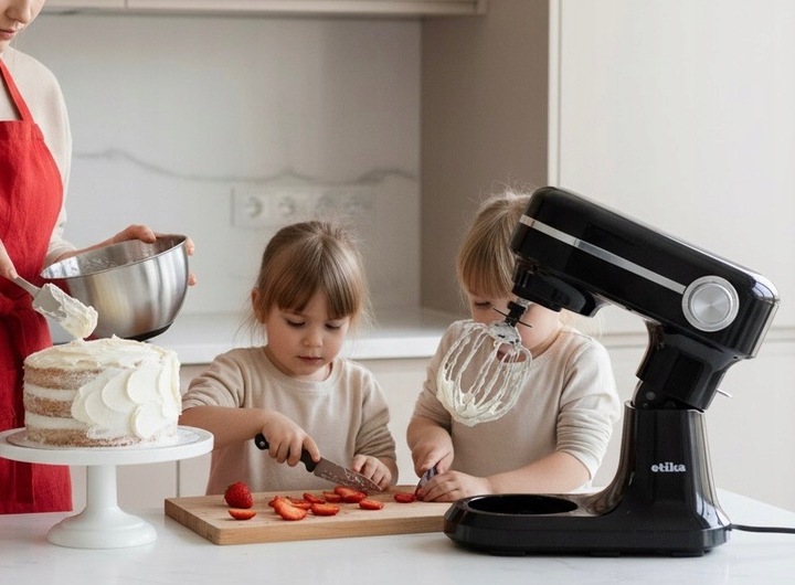 ROBOT PLANETARNY KUCHENNY MIKSER Z METALOWĄ MISĄ 3000W PROFESJONALNY