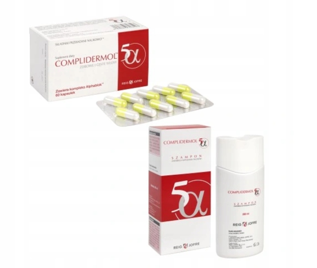 Complidermol zestaw - kapsułki + szampon TANIEJ 30 ZŁ