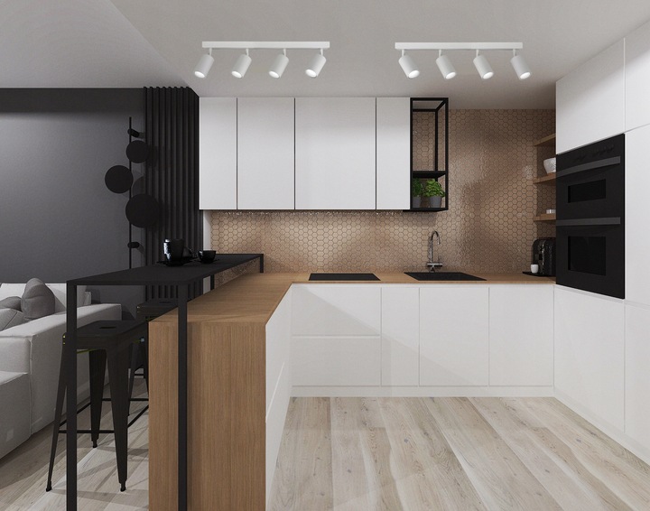 Lampa sufitowa szyna spot oprawa halogenowa 4x GU10