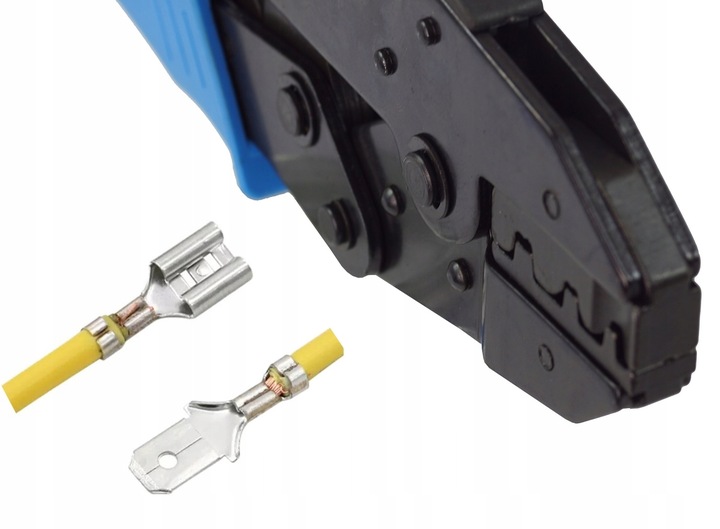 ZACISKARKA PRASKA KONEKTORÓW NIEIZOLOWANYCH KABLI