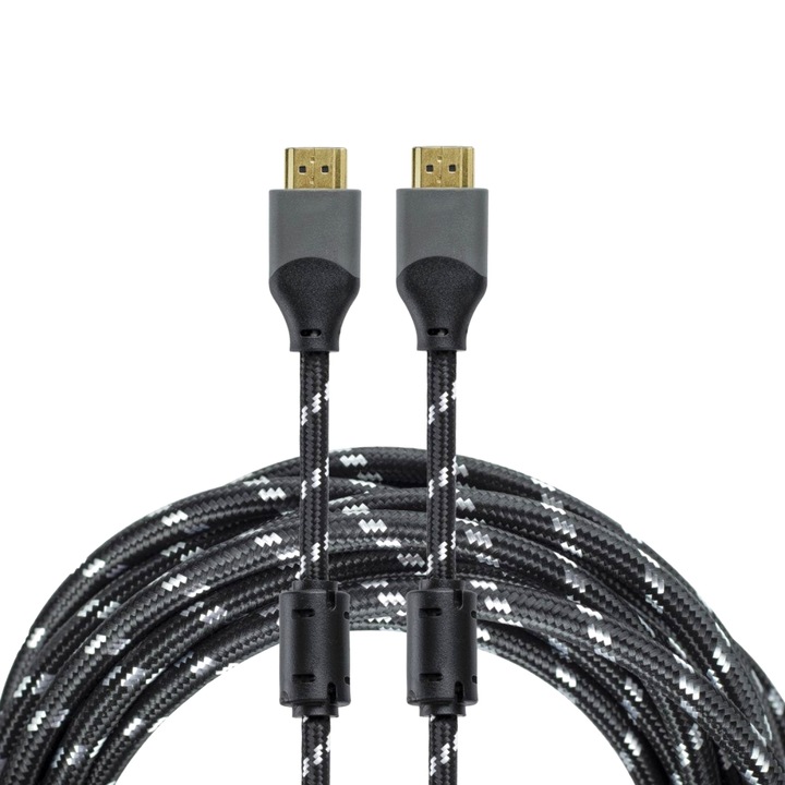 KABEL HDMI - HDMI MOCNY GRUBY PRZEWÓD 2.0 HIGH SPEED 4K UHD 3D 48 BIT