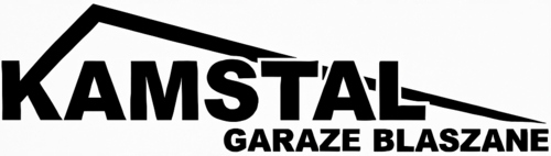 Garaż blaszany 3x5 grafit jednospadowy brama dwuskrzydłowa pion