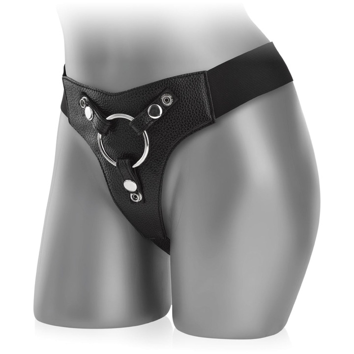 PAS NA DILDO PENIS SEX STRAP-ON Z ZESTAWEM TRZECH OBRĘCZY