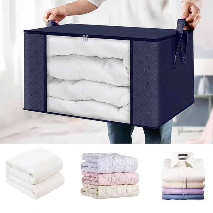 4x ORGANIZER POKROWIEC TORBY DO PRZECHOWYWANIA UBRAŃ POŚCIELI PREMIUM