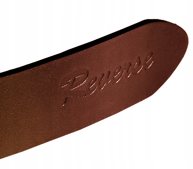 REVERSE PASEK SKÓRZANY MĘSKI DO SPODNI AUTOMAT BRĄZOWY SKÓRA NATURALNA 100