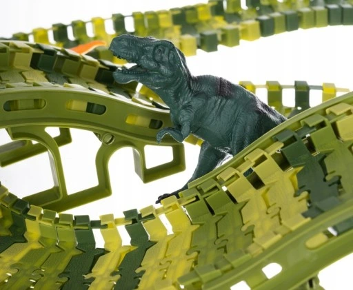 DINOZAURY TOR WYŚCIGOWY ZESTAW DINO 271EL 3,6M XXL