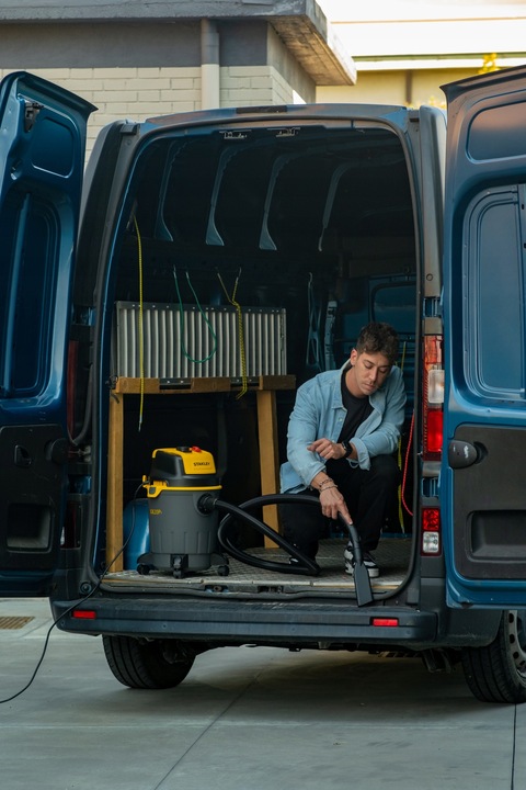 ODKURZACZ PRZEMYSŁOWY BEZWORKOWY MOKRO SUCHO GIPSU STANLEY 3200W