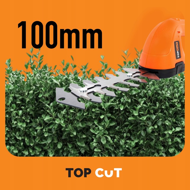 NOŻYCE DO ŻYWOPŁOTÓW KRZEWÓW TRAWNIKÓW AKUMULATOROWE 2W1 1,5AH 3,6V