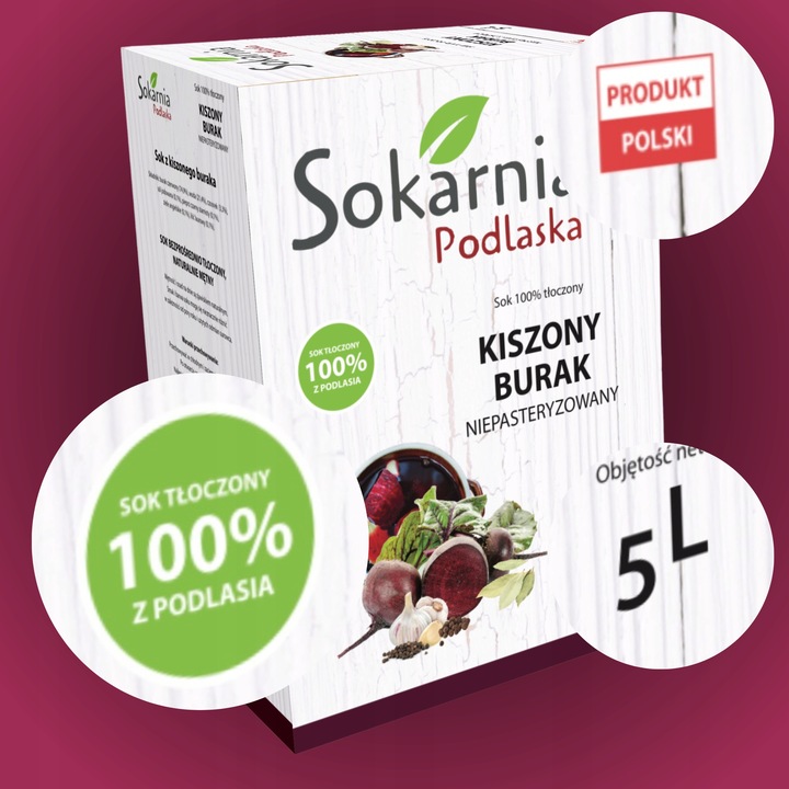 SOK Z KISZONEGO BURAKA 5l Zakwas Dobry Dla Organizmu i Dobrej Diety Zdrowy