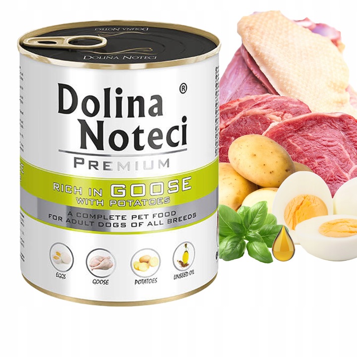 DOLINA NOTECI Premium Karma mokra dla psa MIX Smaków 8 x 800g
