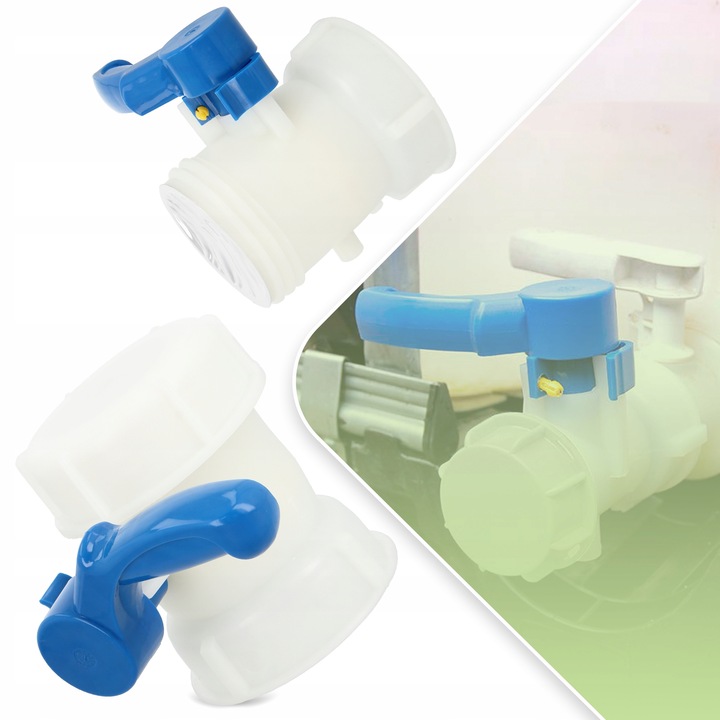 Zawór IBC Mauser MAUZER S100x8 MOTYLKOWY Kran Złącze Wylot Zbiornika