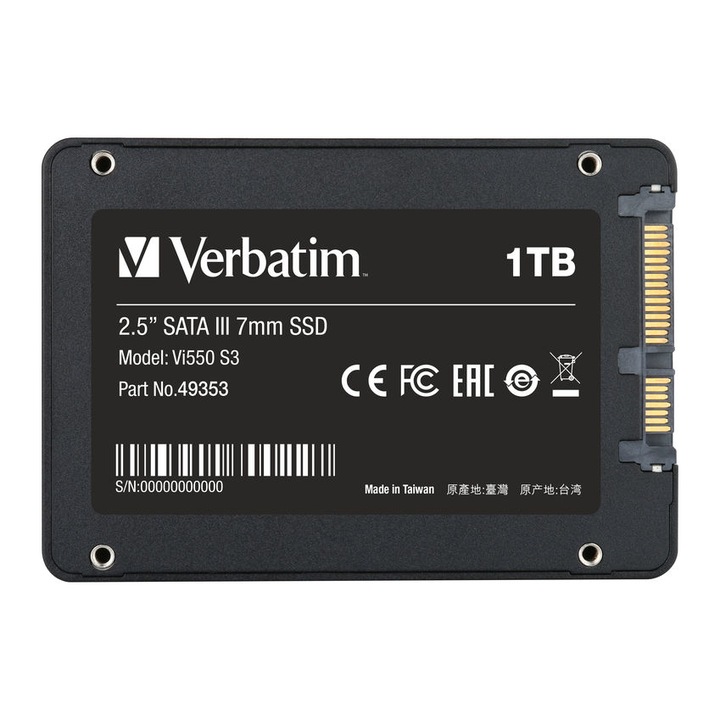 Dysk SSD Verbatim 49353 1TB 2,5" SATA III