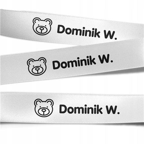 WSZYWKI IMIENNE METKI IMIENNE SATYNA DELUXE