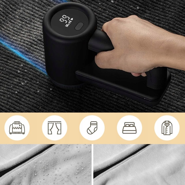 GOLARKA DO UBRAŃ MOCNA DUŻA 3 OSTRZA +LED +SUPER 3-SPEED TAPICERKI