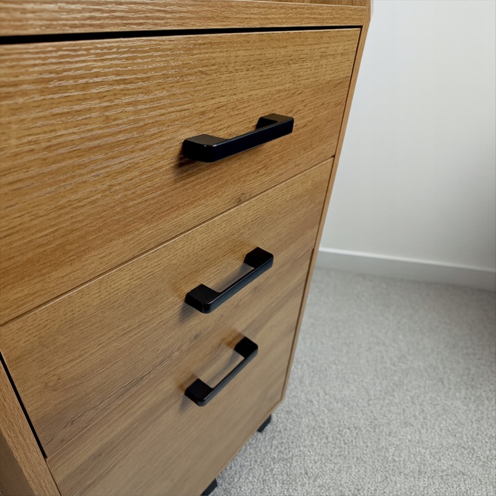 SZAFKA na kółkach STOLIK nocny SZUFLADA olcha REGAŁ do sypialni salonu