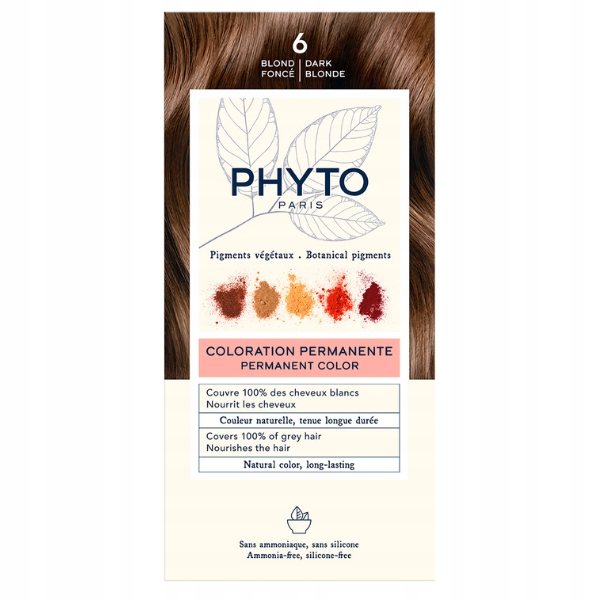 PHYTO COLOR FARBA DO WŁOSÓW ciemny blond 6 50 ml