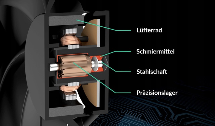 ARCTIC P8 SLIM PWM PST wentylator do obudowy 8cm, 80x80mm