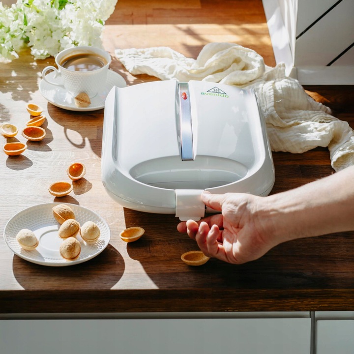 OPIEKACZ DO ORZESZKÓW CIASTEK Forma 24szt Powłoka non-stick 1600W