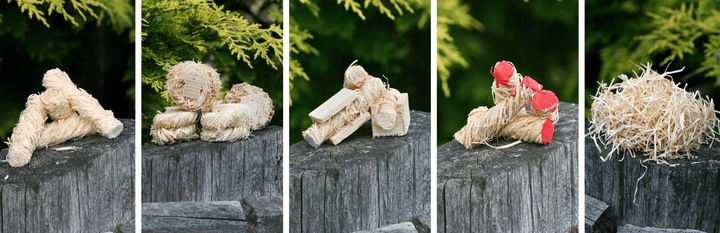 ORGINALNA Ekopodpałka do kominka 3 kg Podpałka do pieca, Rozpałka