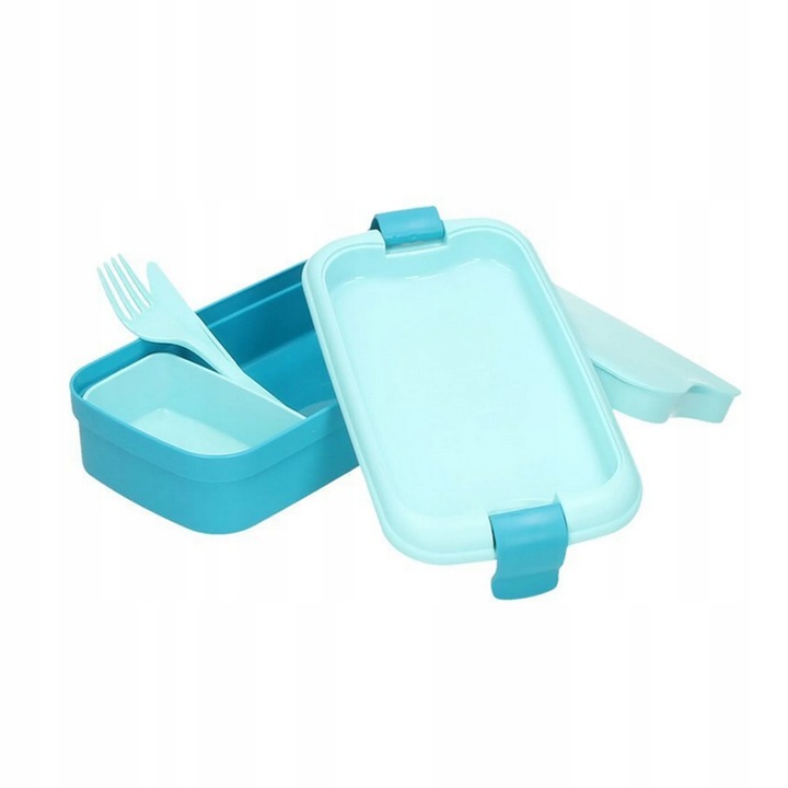 Lunchbox CURVER ze Sztućcami Pojemnik Obiadowy 1300ml LUNCH & GO