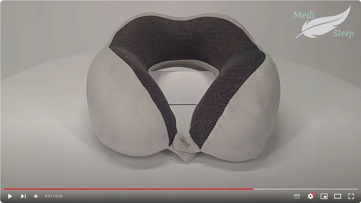 PODUSZKA PODRÓŻNA TURYSTYCZNA ROGAL NA SZYJĘ ZAGŁÓWEK DO SAMOCHODU MEMORY