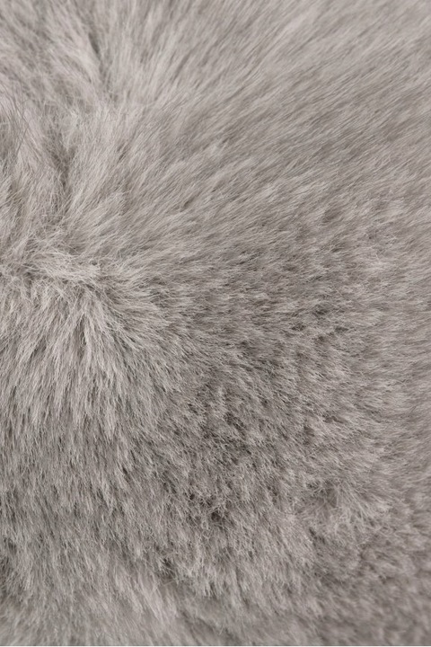 Futrzane nauszniki Keyla - dla dzieci, damskie, zimowe Szary