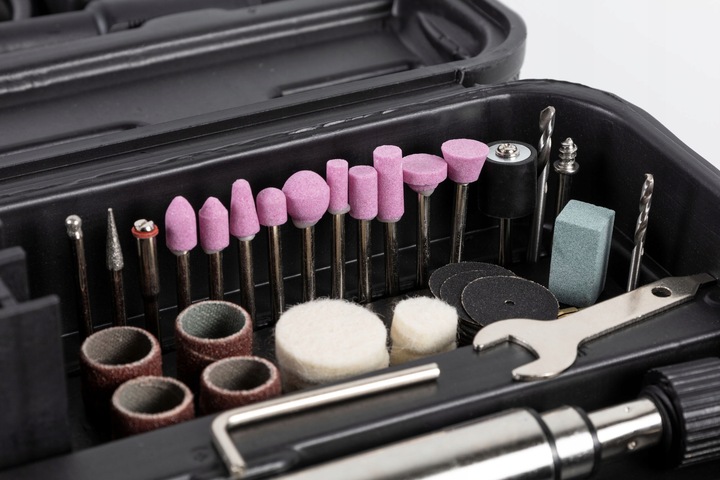 MINI SZLIFIERKA MULTISZLIFIERKA + AKCESORIA FERM