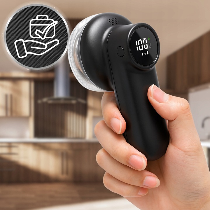 GOLARKA DO UBRAŃ TKANIN SWETRÓW MOCNA AKUMULATOROWA USB-C 3 TRYBY 6