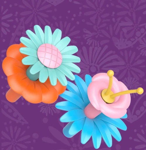 OGRÓD KREATYWNY KWIATY UKŁADANKA KLOCKI 148 SZT.