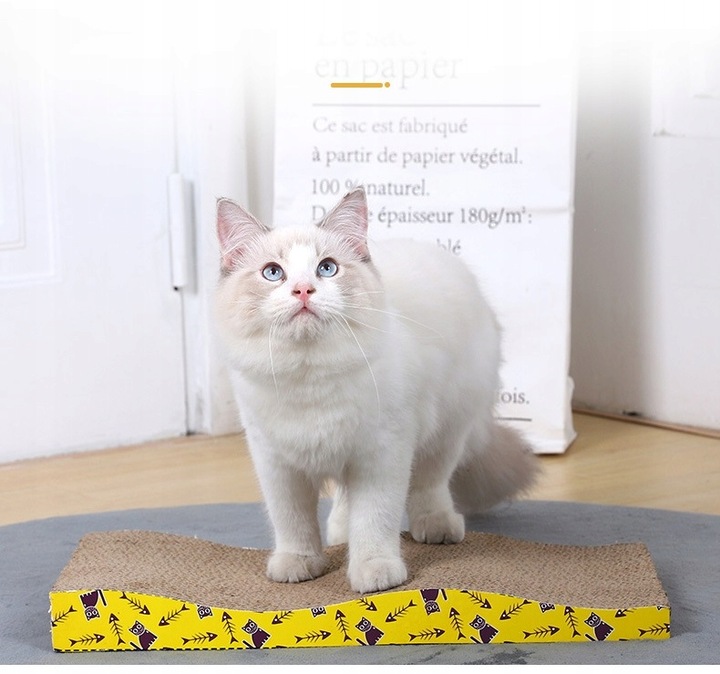 Drapak Dla Kota Legowisko Kartonowy Lodka 45cm - Wygodny, Stabilny, Eko