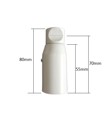 Komplet uchwytów do grzejników łazienkowych prosty