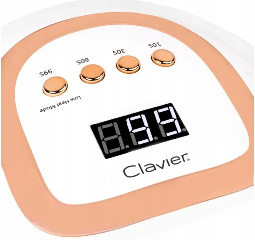 MOCNA LAMPA DO PAZNOKCI UV LED 220W MANICURE PEDICURE BIAŁE DNO