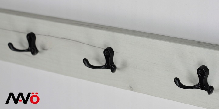 10x HACZYK NA UBRANIA CZARNY WIESZAK NA UBRANIA ŚCIENNY WIESZAK