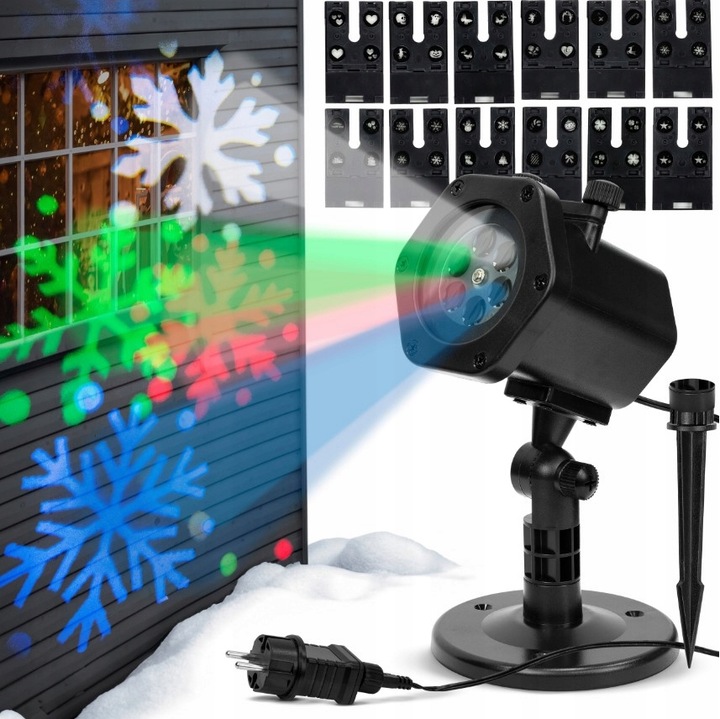 Projektor laserowy Allbag 4,2 W IP65