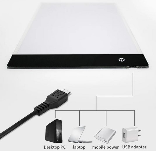 TABLET GRAFICZNY + 80szt. MARKERÓW DWUSTRONNYCH - DESKA KREŚLARSKA