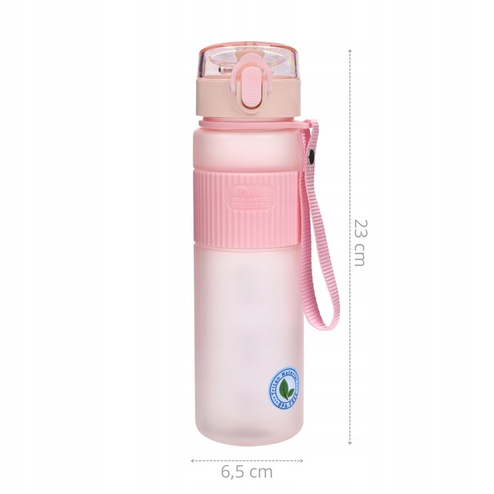 Butelka na wodę bidon tritan z blokadą BPAfree Majestic Sport 540 ml