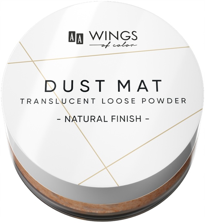AA WINGS OF COLOR Dust Matt Puder transparentny Translucent Loose