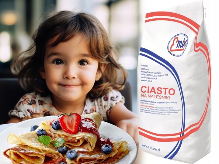 CIASTO NA NALEŚNIKI 1000 g Emix PROSZEK Gotowe Naleśniki 1 kg