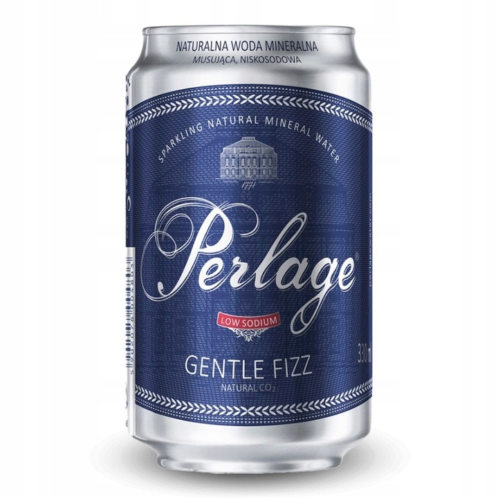 Woda Mineralna niskosodowa Cisowianka PERLAGE 36x0.33 L puszka