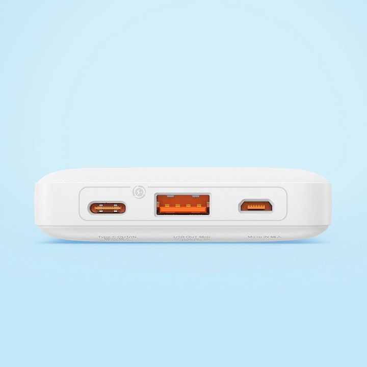 Powerbank Baseus Airpow 20W 10000mAh z kablem Baseus Simple Series USB-A -