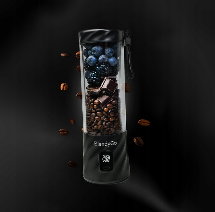 ZESTAW Nakrętka do picia + Blender BlendyGo 3 Oryginalny BEZPRZEWODOWY