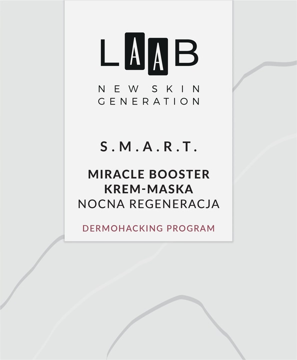 LAAB S.M.A.R.T. Dermohacking Booster Krem-Maska Nocna Regeneracja 50 ml