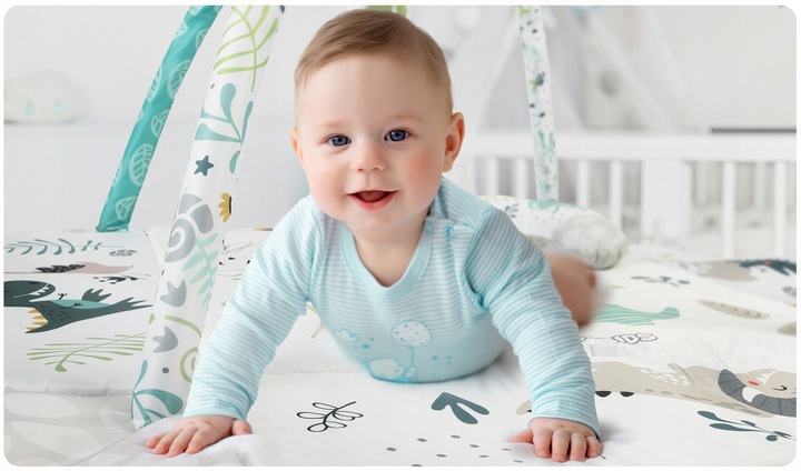 MATA EDUKACYJNA RICOKIDS DLA NIEMOWLĄT DUŻA INTERAKTYWNA + GRATIS PODUSZKA