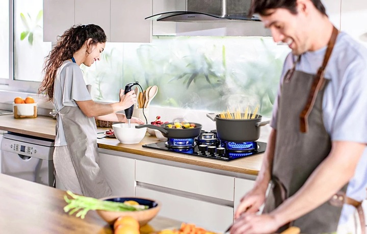 Płyta Kuchenka Gazowa Iseasy Mgbg-603 3 Strefy Grzewcze Różna Moc