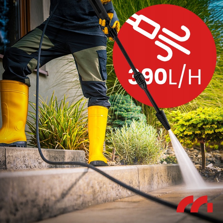 MYJKA CIŚNIENIOWA MalTec KOMPAKTOWA SAMOSSĄCA ALUMINIOWA POMPA MOCNA