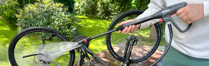 SAMOSSĄCA MYJKA CIŚNIENIOWA MOCNA POMPA 2000W TURBO DYSZA L6 ZWIJACZ