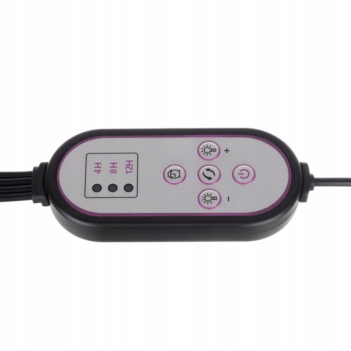 4 x Lampa do Wzrostu Roślin 80 LED do Poczwórny Panel Uprawy Timer + Pilot