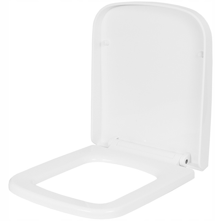 DESKA SEDESOWA WC WOLNOOPADAJĄCA TOALETOWA WYPINANA BIAŁA 36x42